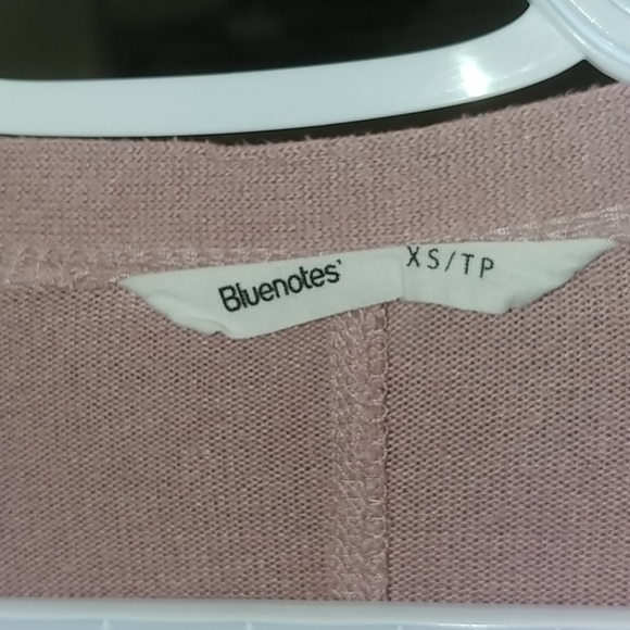 Blue notes button up shirt/cardigan - Picture 2 of 4